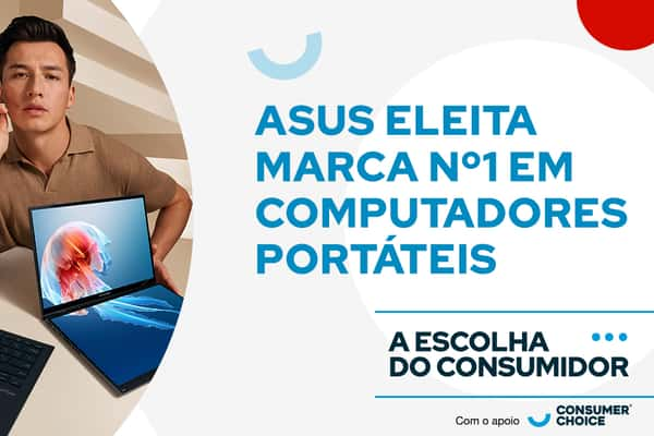 Asus eleita marca Nº1 em computadores portáteis