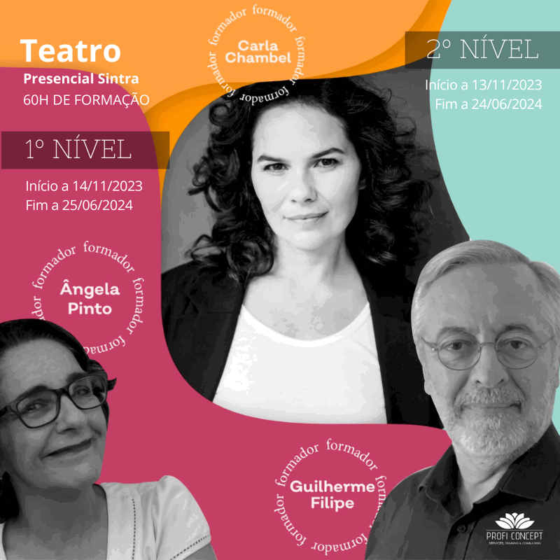 Formação de Teatro com Carla Chambel, Ângela Pinto e Guilherme Filipe